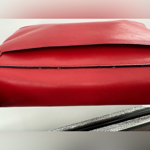 Adrienne Vittadini Red Satchel Shoulder Bag‎ - Picture 12 of 14